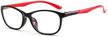 LOMOL Trendy Lightweight Student Style Transparent Lens Myopia Frame Glasses For Men&amp;Women (C2)