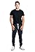 PROGO USA Men's Joggers Sweatpants Basic Fleece Marled Jogger Pant Elastic Waist (Small, Charcoal (Slanted Pocket))