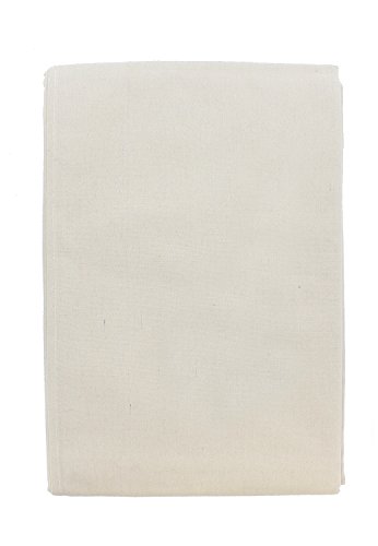 ABN Painters Cotton Canvas Paint Drop Cloth, Large 4’ x 15’ Foot 10-PACK – Protective White Tarp for Painting, Auto, Furniture
