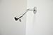 Shower Arm Bracket for Handheld Shower Head, Adjustable Brass Swivel Ball Joint Holder Mount, Chrome