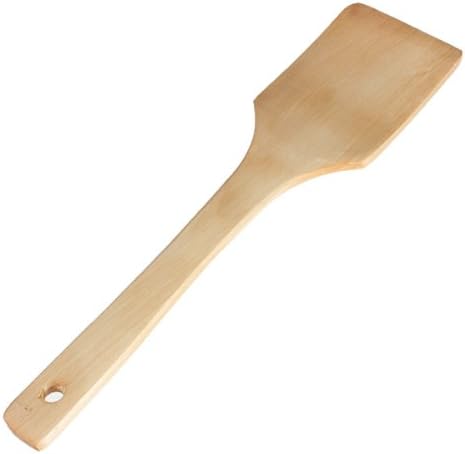 11 Inch Long Polished Wooden Rice Paddle Ladle Kitchen Helper
