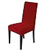 uxcell Stretchy Removable Washable Seat Covers Hotel Dining Room Ceremony Kitchen Bar Dining Chair Cover Restaurant Wedding Part Decor (Red)