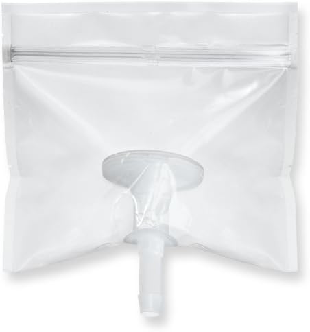 Qosina 51609 LDPE Sanitary Flange with Barb, Pre-Attached Gasket, 1" and 1-1/2" Standard, For 3/8" ID Tubing (Pack of 25)