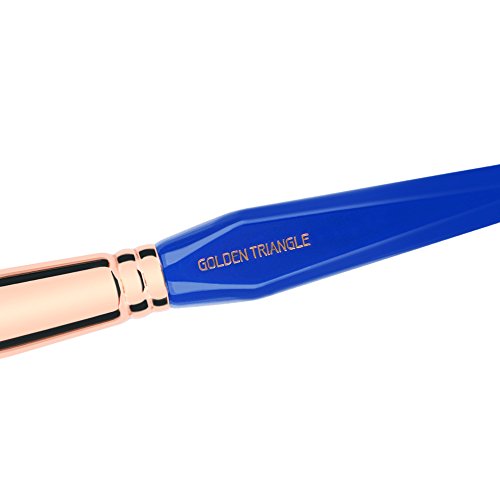 Bdellium Tools Professional Makeup Brush Golden Triangle Series - Slanted Precision Kabuki 956