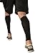 Graduated Calf Compression Shin Sleeves: (1 Pair) Footless Leg Guard and Athletic Running Sleeve for Recovery and Shin Splint Support