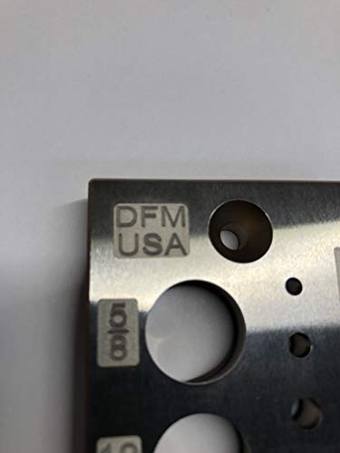 DFM A2 Steel Dowel Plate 17 Holes MADE IN USA (English 17 Holes) - Thumbnail 2