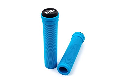 ODI Soft Longneck Flangeless Light Blue Bicycle Grips