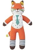 Blabla Socks the Fox Mini Plush Doll - Knit Stuffed Animal For Kids. Cute, Cuddly & Soft Cotton Toy. Perfect, Forever Cherished. Eco-Friendly. Certified Safe & Non-Toxic.