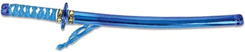 24" Blue Costume Accessory Toy Ninja Katana Samurai Sword & Sheath