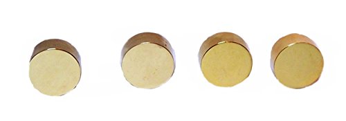 Star Trek VOYAGER Gold Captain Rank Collar (Set of 4) Metal PIPS