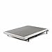 ZINUS 4 Inch Box Spring with Cover, No Assembly Mattress Foundation, Sturdy Metal Structure, Full, White