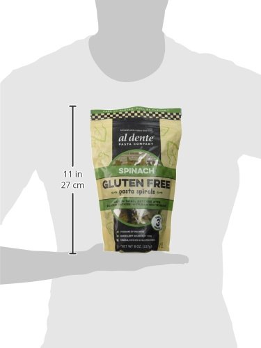 Al Dente Spinach Gluten Free Pasta Spirals, 8 OZ (Pack of 6) - Thumbnail 4