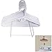 Evelots Wall Mounted Clothes Hanger Organizer, Closet and Laundry Storage Organization