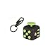 Green/Black Fidget Cube Relieves Stress And Anxiety for Children and Adults With KeyChain