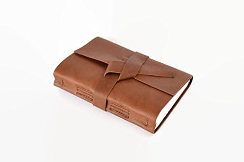 Lined Leather Journal Personalized, Travel Notebook, Lined Diary, Small Journal for writing, Personalized Leather Gift, Cognac Brown Leather Notebook, 4x6