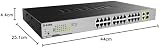 D-Link DGS-1026MP 26-Port Gigabit PoE Switch 370W 24 PoE Ports 2 Uplinks view 8