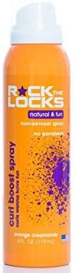 Rock The Locks Curl Boost Spray, Orange Creamsicle, 4 Fluid Ounce