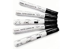 GREUS 5 Pack Thermal Printer Cleaning Pen Universal Print Head Cleaning Pen Maintenance Cleaning Kit Printhead Cleaner Dust S