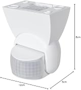 Maclean MCE201W Infrared Motion Sensor 12m 180° IP65 White view 8