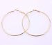 Fashion Large (3.54-inch) Hoop Earring Pair (GOLD)