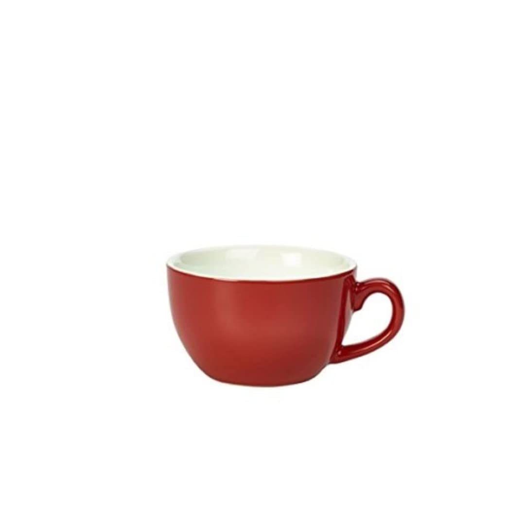 Genware NEV-322125R Royal Bowl Shaped Cup, 25 cl, Red (Pack of 6)