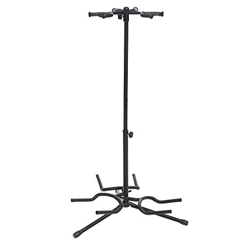 Sailnovo Triple Guitar Stand Tripod Adjustable Multiple Guitar Stand for Acoustic Guitar Classic Guitar Electric Guitar