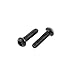 uxcell M2.5x10mm 10.9 Alloy Steel Button Head Hex Socket Cap Screw Bolt 100pcs