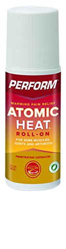 Perform Atomic Heat, Warming Pain Relief Cream for Muscle Soreness, Joint Pain Relief & Arthritis Pain Relief, Warming Topical Analgesic, Soothes & Heals Sore Muscles, NSAID Free, 3 oz. Roll-On