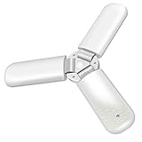 Garage Lighting Led Garage Triple Glow Light Tribright Garage Light 4500LM 45W Led Garage Ceiling Lighting Bright White LED Garages Light Bulbs with 3 Tribrite Adjustable Panels Led Light for Basement