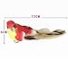 lwingflyer 12pcs Artificial Simulated Feather Birds with Claw Foam Mini Love Birds for Craft Home Ornaments Garden Wedding Decoration Embellishing 12cm/4.7inch