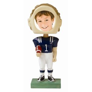 Football Photo Bobble Heads - Case of 12