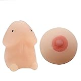 Marval Power Mochi Novelty Squishy Toy Super Soft 10 Pcs Mini Squeeze Kawaii Ding Ding Toy Slow Rising Stress Relief Funny Mamma Mi Mi Toys Compatible with Christmas' Birthday Party Gag Gifts