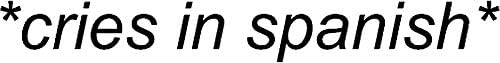 LA STICKERS Cries in Spanish - Sticker Graphic - Auto, Wall, Laptop, Cell, Truck Sticker for Windows, Cars, Trucks