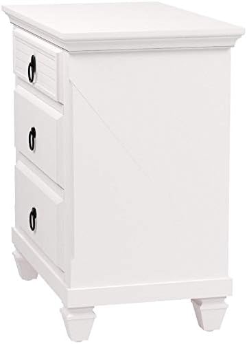 Amazon Com Roundhill Furniture Regitina 016 Bedroom Nightstand White Furniture Decor