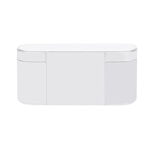 BUBM PU Leather Flip Hard Box Case Bag for Dyson Supersonic HD01 Hair Dryer Storage Cover Portable Storage Pouch Sleeve (Silver) - Thumbnail 4