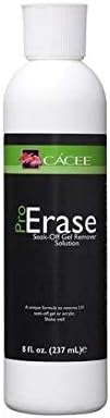 Pro Erase UV/LED Soak off Gel Nail Polish Remover Solution, Professional Grade (8 oz)