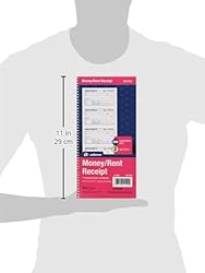 Adams Money and Rent Receipt Book, 2-Part