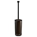 iDesign York Metal Toilet Bowl Brush and Holder for Bathroom Storage - Bronze