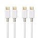 Cable Matters 2-Pack USB C to USB C Cable (USB Type C Cable / USB-C Cable) in White 3.3 Feet for Samsung Galaxy S9/S8/Note 8, LG G6/V30, Nintendo Switch, Google Pixel/Nexus 5X/6P and More