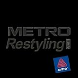 Metro Matte Black Wall Graphic, Craft, Cricut & Sign Vinyl Decal Adhesive-Backed Sticker Film 12"x12"