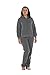 unik Women Fleece Sweatsuit Set Jacket Matching Pants Black Burgundy Grey Fuchsia Teal Navy Red