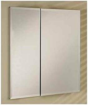 Amazon Com Afina Broadway Double Door Frameless Medicine Cabinet Size 30 X 30 Finish Beveled Edge Home Kitchen