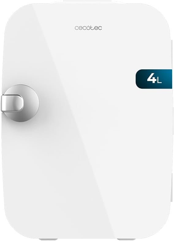 Mini Nevera Bolero MiniCooling Río White 4L. Funcionamiento 12V-220V, Compatible coche y caravanas, Función enfriamiento y calentamiento, Rango temperatura 5-65º, Transporte fácil