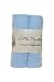 2 pack Baby Bassinet Cradle Jersey Fitted Sheet 100% Cotton Blue 15x33 inches