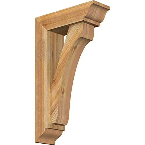 6"W x 18"D x 30"H Legacy Traditional Rough Sawn Bracket w/Offset Brace, Western…