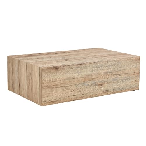 Photo 1 of ***SEE PIC DAMAGE ON ONE CORNER** GIA Home Furniture Series Modern Coffee Table with Features a Stylish Design? MDF and Non-Slip mat Assembly?1 Pack,Stylish Wood Color