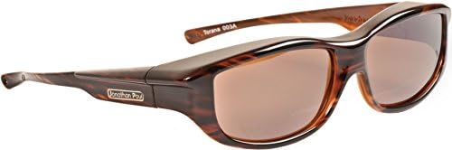 Fitovers Eyewear Sunglasses - Torana / Frame: Amber Sky Lens: Polarvue Amber
