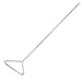 uxcell - a14051500ux0491 Laboratory Lab Stainless Steel Triangle-Headed Cell Spreader 22.5cm