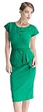 MUXXN® Women 50s Vintage Chic Cap Sleeve Pencil Dress