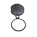 Saflyse 10x Mini Pocket Folding Magnifier with Rotating Protective Holster, 60mm Diameter, Black